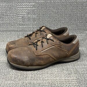 Red Wing 6708 Men's Size 12 EE Brown Leather Work Shoes Slip Resistant Oxford